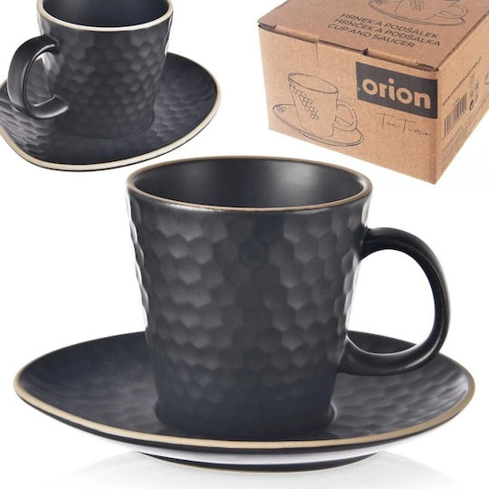 Lumarko Tasse Espresso Keramik Schwarz 95ml