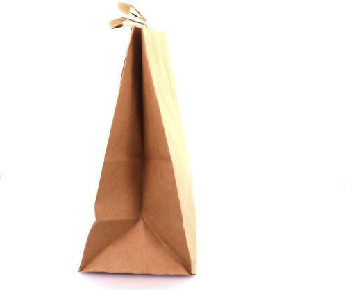 Paper Packaging Bags Kraft with Handle Beige 30x26x14cm 250pcs