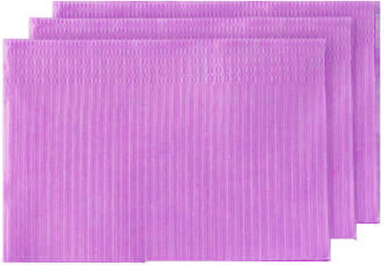 Bournas Medicals Dental Towel Fuchsia 2ply + 1ply without Dispenser 500 Pieces