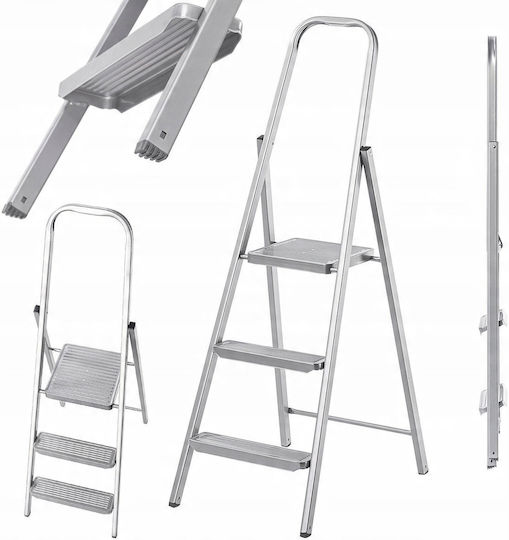 Hailo Step Ladder Iron 3 Steps
