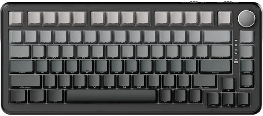 Ajazz AK820 Gaming Μηχανικό Πληκτρολόγιο Tenkeyless με Magnetic διακόπτες και RGB φωτισμό (Αγγλικό US) Gradient Grey