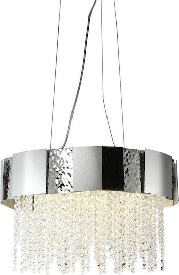 Eko Light Astor Κρεμαστό Φωτιστικό Ασημί για 8 Λαμπτήρες GU10