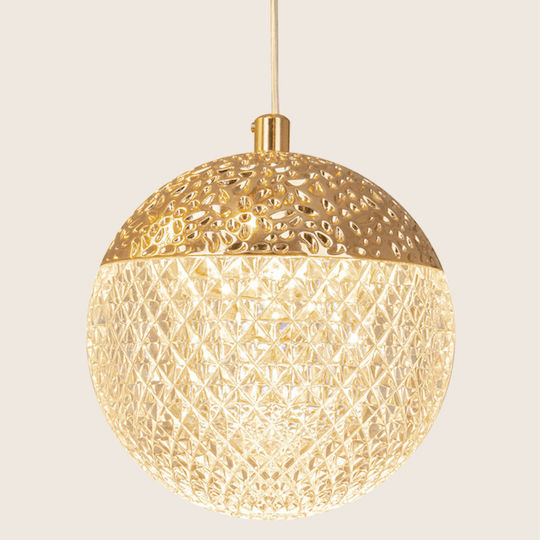 Zambelis Lights Pendant Light Yellow 12x12x13cm