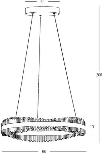 Zambelis Lights Pendant Light Gold