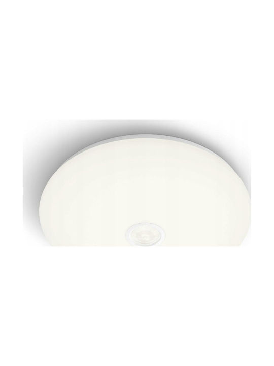 Philips Mauve Πλαφονιέρα Οροφής 32εκ. Λευκή με Ενσωματωμένο LED και Τηλεχειριστήριο