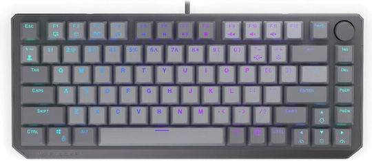 Endorfy Thock V2 75% Gaming Mechanical Keyboard 75% With Custom Red Switches And Illuminated Keys English US