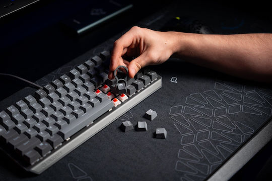 Endorfy Thock V2 75% Gaming Mechanical Keyboard 75% With Custom Red Switches And Illuminated Keys English US