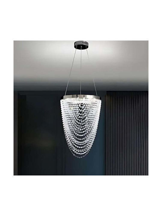 Universo Illuminazione Chandelier with Crystals LED 120cm B75-F