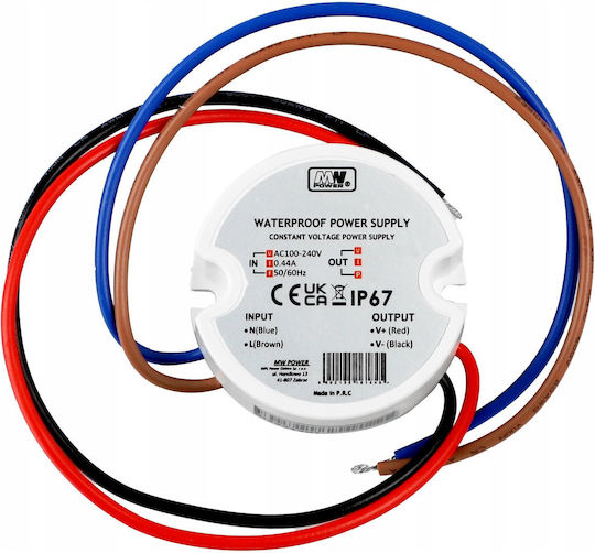 Af2024y Mw Захранване 20w 24v/0.83a Кръгло Захранване