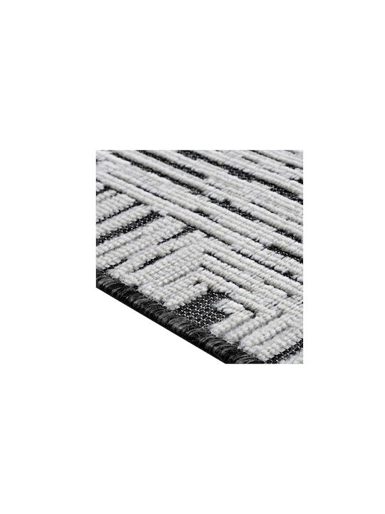 Madi Estio Whirl Rug Rectangular Grey