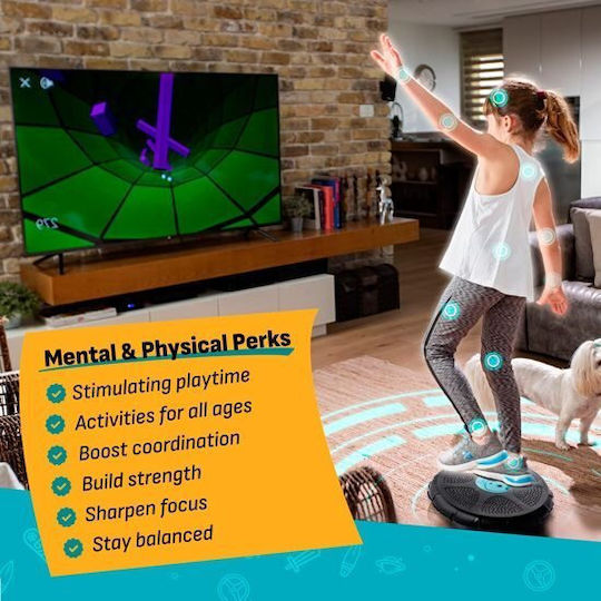 Particula Gobalance Play Διαδραστικός Πίνακας Ισορροπίας Σύνδεση Bluetooth Ρυθμιζόμενη Δυσκολία Όλα Επίπεδα Pa-gbn1play