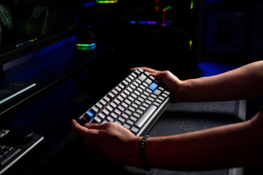 Endorfy Thock V2 75% Wireless Gaming Mechanical Keyboard 75% with Gateron Yellow Switches and RGB Lighting English US