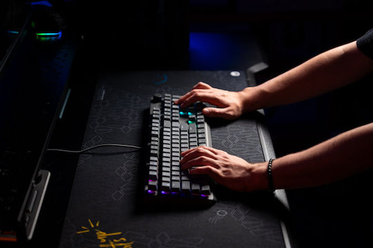 Endorfy Thock V2 Gaming Mechanisches Tastatur mit Benutzerdefinierten Rot Schaltern und RGB Beleuchtung (Englisch US)