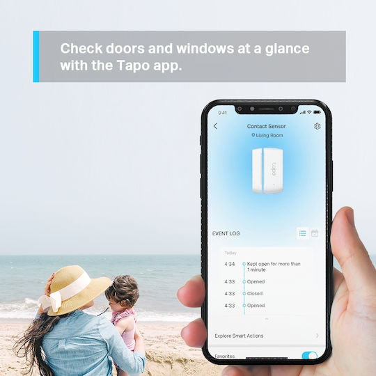 TP-LINK T110 v1.2 Wireless Contact Sensor Wi-Fi & RF 868MHz
