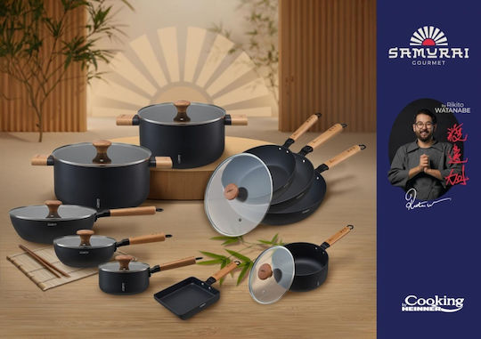 Heinner Heinner Wok aus Aluminium mit Deckel mit Antihaftbeschichtung