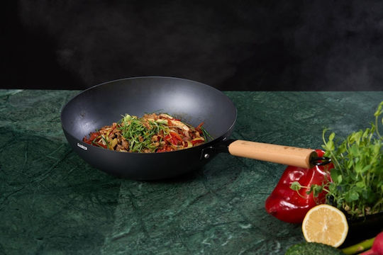 Heinner Heinner Wok aus Aluminium mit Deckel mit Antihaftbeschichtung