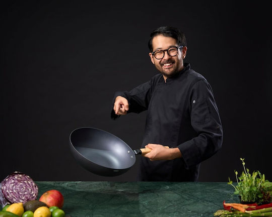 Heinner Heinner Wok aus Aluminium mit Deckel mit Antihaftbeschichtung