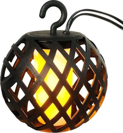 Saska Garden Set 5 Lămpi Solare Suspendate Bile 10W