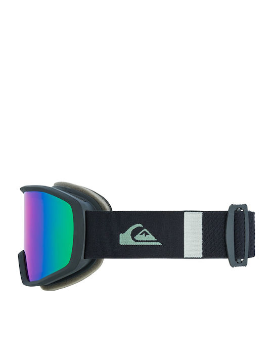 Quiksilver Harper Ски & Сноуборд Маска Детска Черен с Леща в Цвят Черен