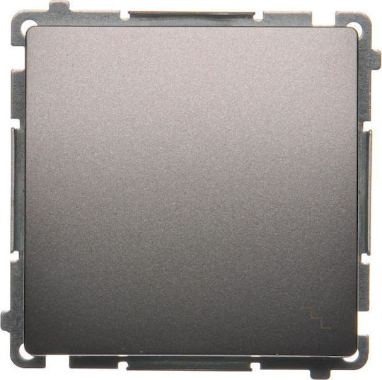 Kontakt-Simon Recessed Wall Switch Single Without Frame