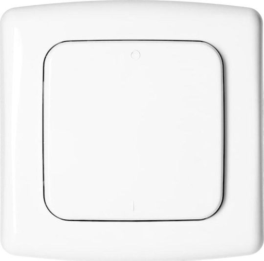 Orno Στεγανός Επιτοίχιος Διακόπτης Τοίχου Wi-Fi Μονός Λευκός