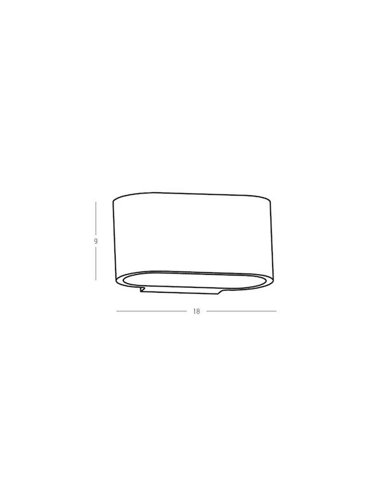 Zambelis Lights Lamp Wall White Zambelis Lights Lamp Wall White