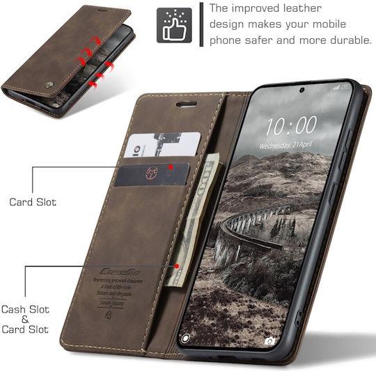 Caseme 013 Retro Book Δερμάτινο / Δερματίνης Καφέ (Xiaomi 15T Pro)
