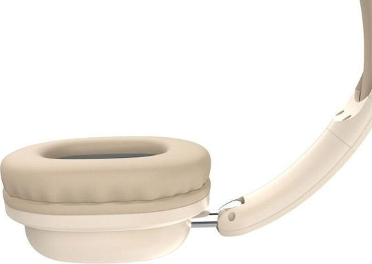 Defender Freemotion B640 Ασύρματα / Ενσύρματα Over Ear Ακουστικά με 22 ώρες Λειτουργίας Μπεζ