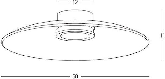 Zambelis Lights Plafonieră 50 cm LED