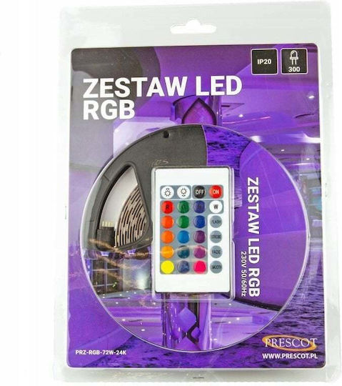 Rgb 72w 300led 24key Ip20 Blister Led Kit