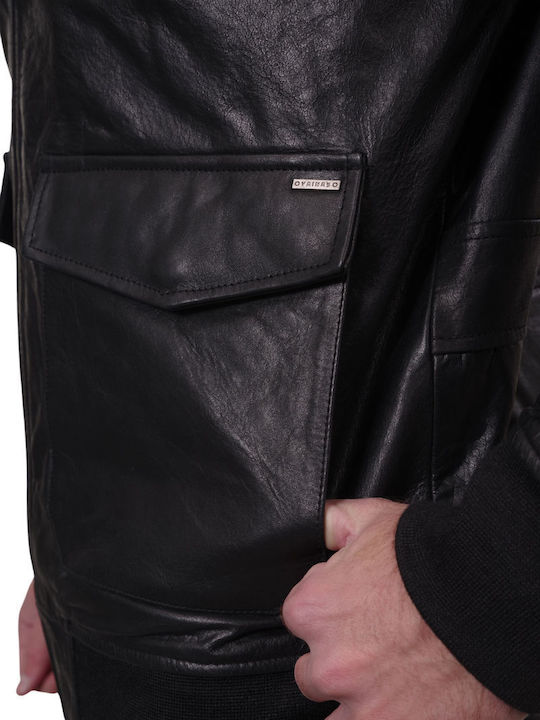 Juliet Buffalo Leather Jacket Black