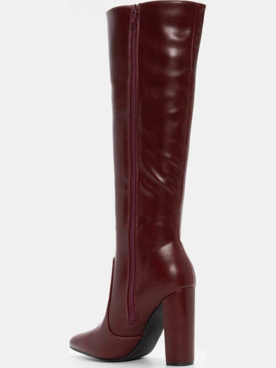 Damenstiefel Burgundisch