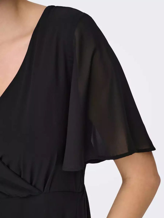Life Summer Maxi Dress Wrap Black