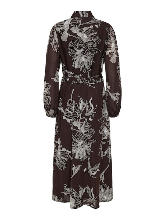 Life Maxi Shirt Dress Chicory Coffee