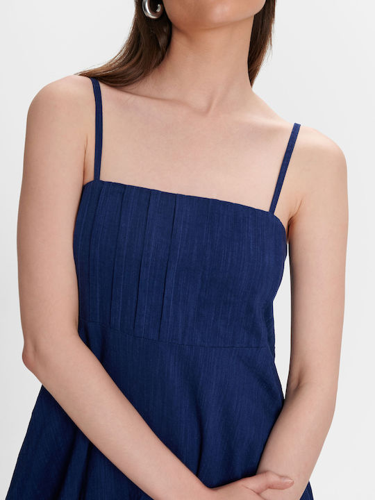 Summer Mini Dress Blue