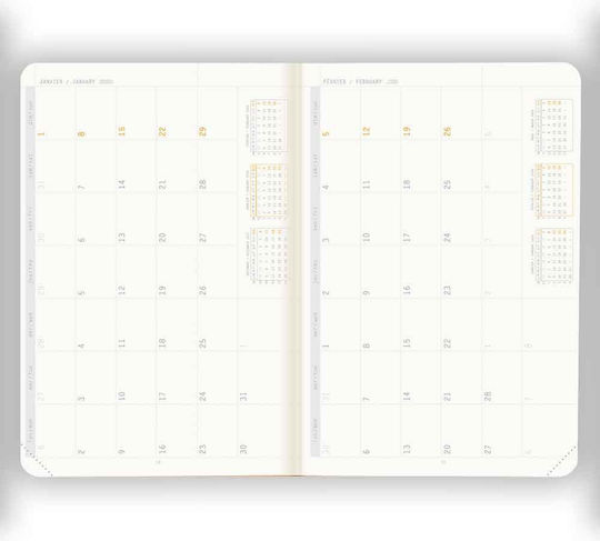 Rhodia Webplanner 2026 A5 Wöchentlich Horizontal Schwarz
