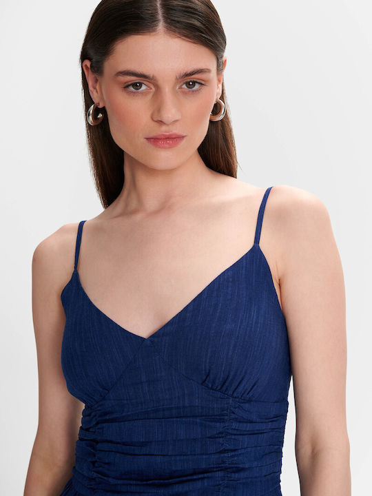Καλοκαιρινό Maxi Φόρεμα Blue
