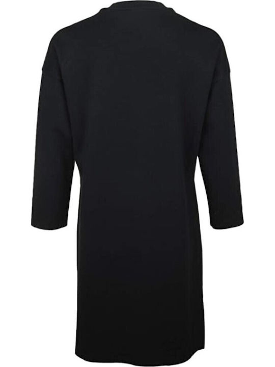 Midi Damenkleid Schwarz