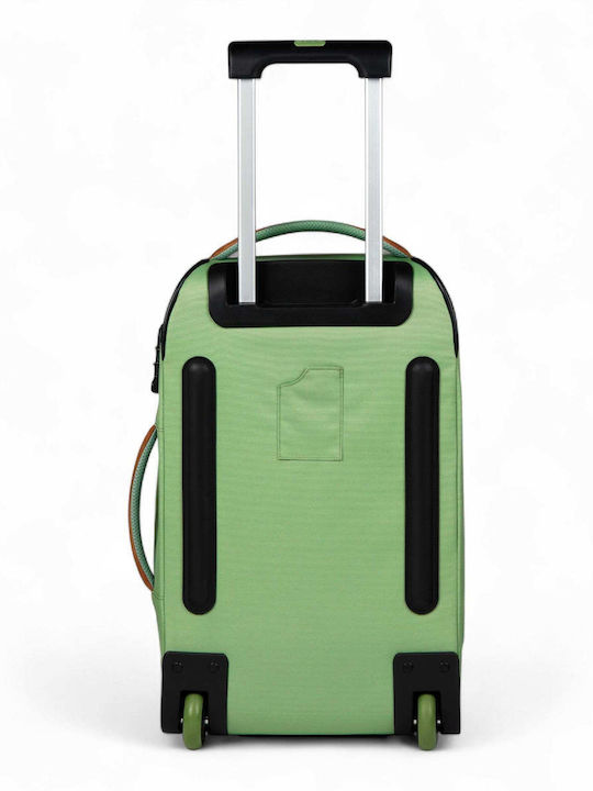 Satch Cabin Travel Suitcase Light Green with 4 Wheels