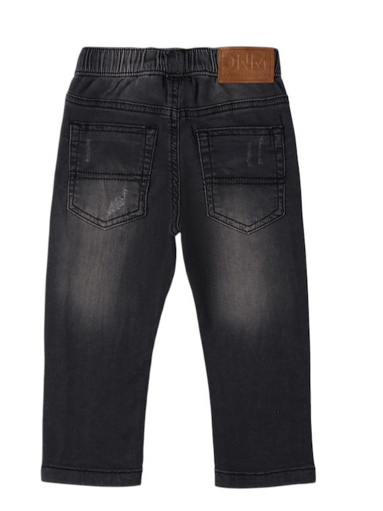 iDO Детски Дънков Панталон Черен