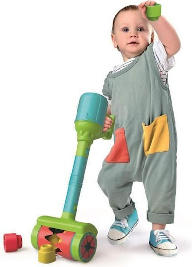 Clementoni Clemmy Soft Vacuum Cleaner Baby Activity Toy with Music for 12+ Months