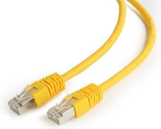 Cablu Patch UTP Spacer Cat5e Cupru-Aluminiu 10 M Galben Awg26 "sp-pt-cat5-10m-y" Sigiliu Verde 0,18 Lei