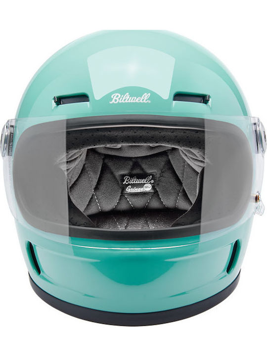 Biltwell Gringo Gloss Black Motorradhelm Volles Gesicht DOT / ECE 22.06