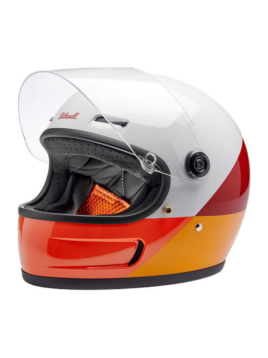 Biltwell Gringo Intersection Warm Motorradhelm Volles Gesicht DOT / ECE 22.06