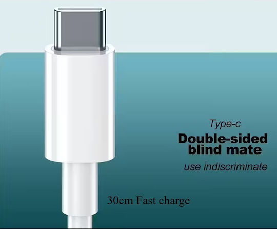 Chengxin USB 2.0 Cable USB-C male - USB-C White 0.3m