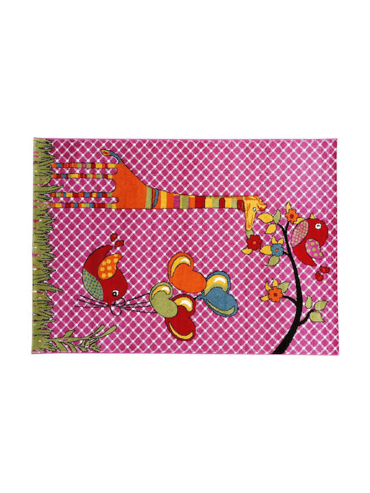 Madi Παιδικό Χαλί Ροζ 133x190cm