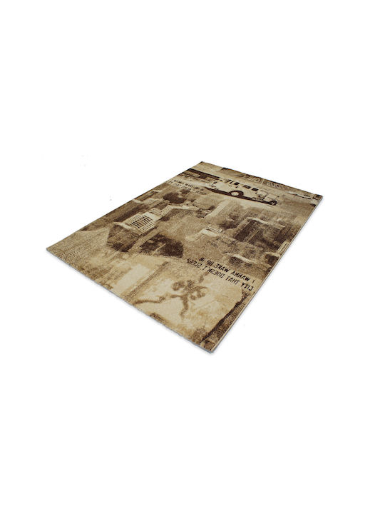 Balsan Urban Art Χαλί Ορθογώνιο Beige Brown 133x190cm