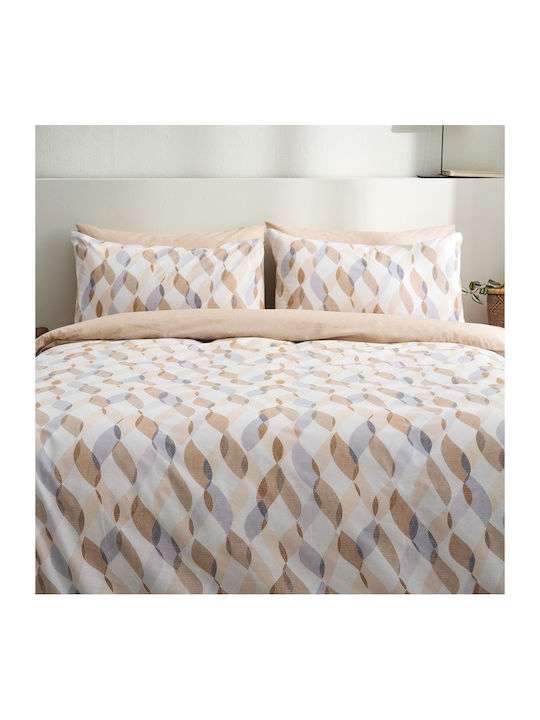 Vesta Home Πάπλωμα Μονό 170x240εκ. Prato Beige