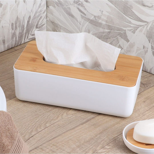 Atmosphera Suport pentru șervețele Plastică Albă 26.6x13.1x8.6cm 6724210 Atmosphera Suport pentru șervețele Plastică Albă 26.6x13.1x8.6cm 6724210