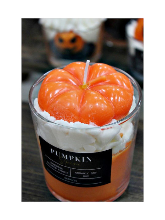 Aromatic Soy Candle Pumpkin Jar Big Φ8.5 X 8.9 Cm Pumpkin Spice